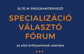 Specializáció választó fórum
