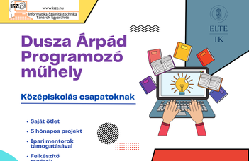 Csapatok jelentkezését várja a Dusza Árpád Programozóműhely