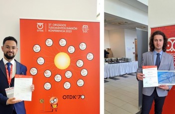 Szombathelyi sikererek a 37. Országos Tudományos Diákköri Konferencia (OTDK) Műszaki Tudományi Szekciójában!