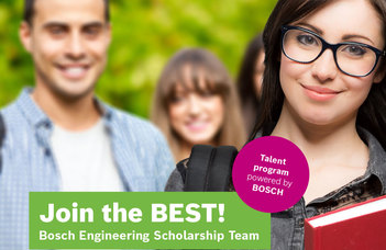 Jelentkezési határidő meghosszabbítása: Bosch Engineering Students Team ösztöndíjprogram