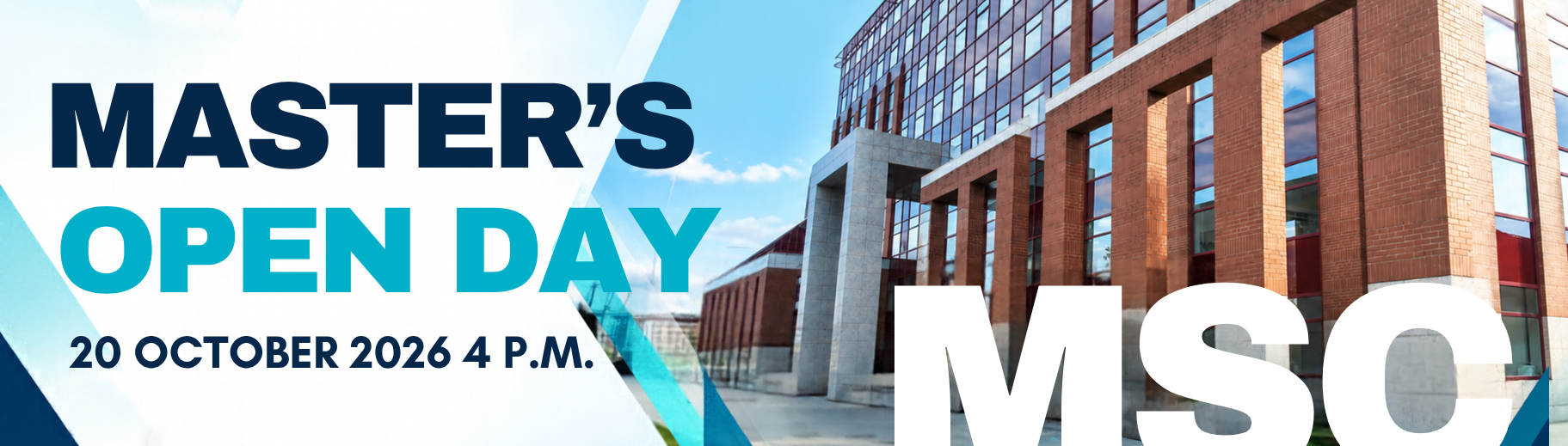 MSc Open Day 2026